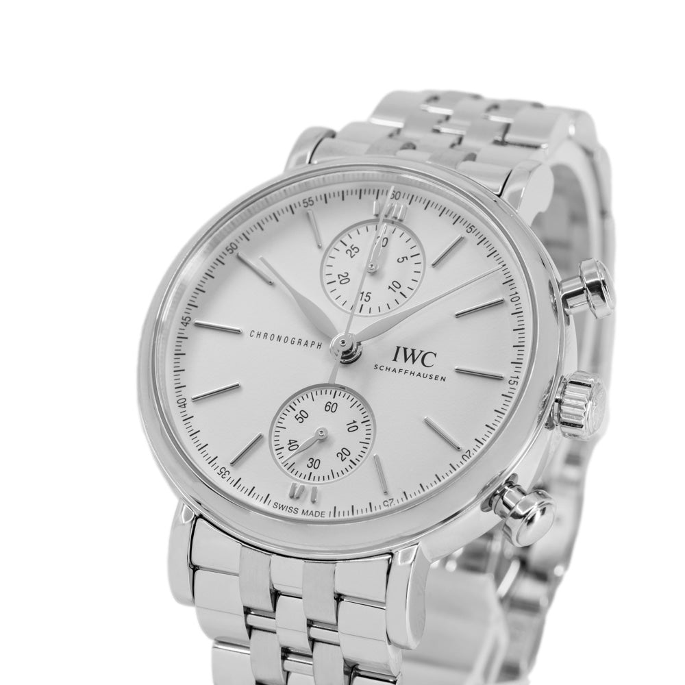 IWC IW391503 Portofino 39mm White Dial Automatic Chronograph