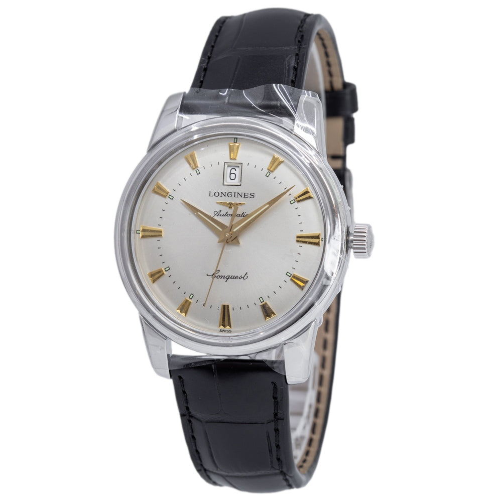 Longines Men's L1.645.4.75.4 Heritage Silver Dial Automatic