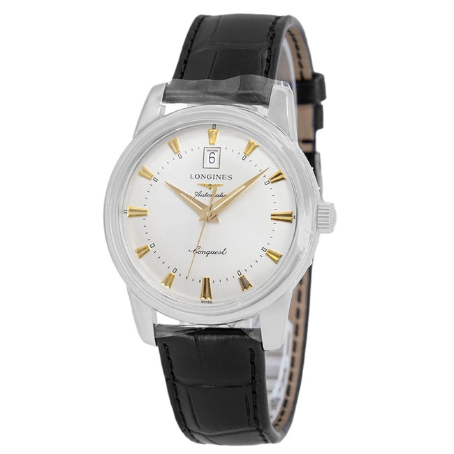 Longines Men's L1.645.4.75.4 Heritage Silver Dial Automatic