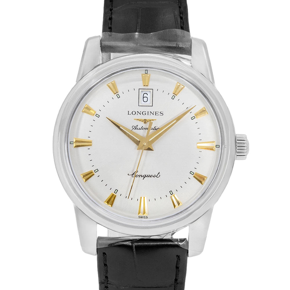 Longines Men's L1.645.4.75.4 Heritage Silver Dial Automatic