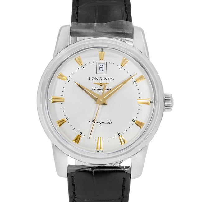 Longines Men's L1.645.4.75.4 Heritage Silver Dial Automatic