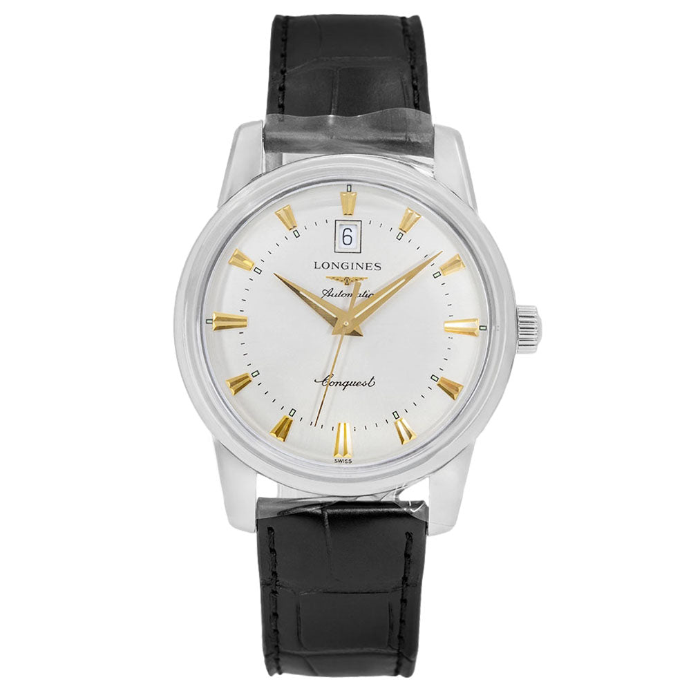 Longines Men's L1.645.4.75.4 Heritage Silver Dial Automatic