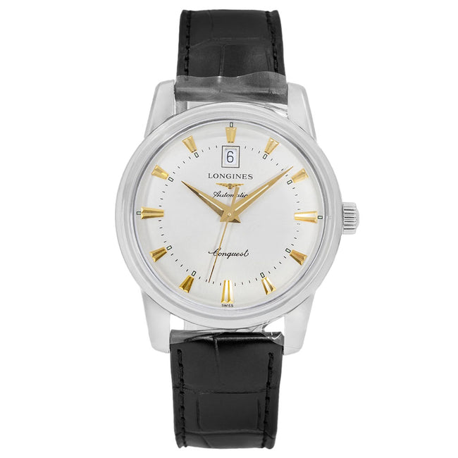 Longines Men's L1.645.4.75.4 Heritage Silver Dial Automatic