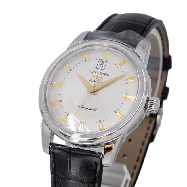 Longines Men's L1.645.4.75.4 Heritage Silver Dial Automatic