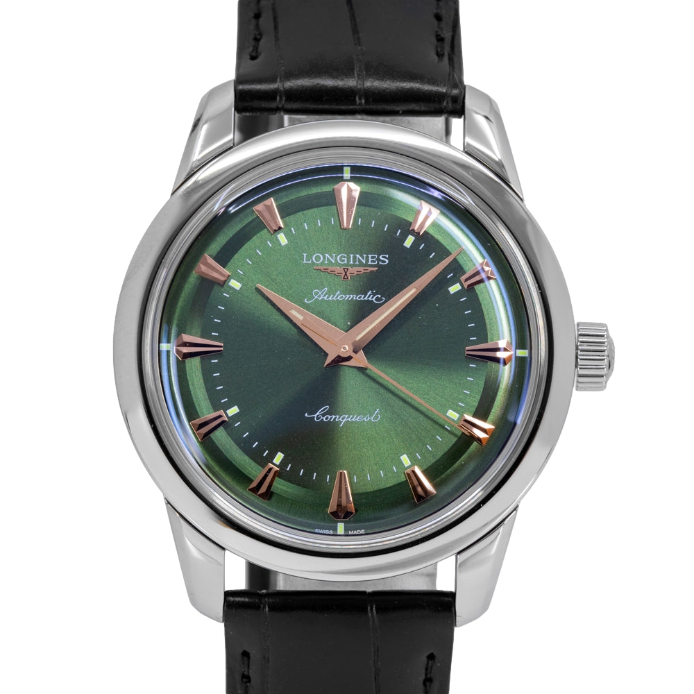 Longines L1.649.4.02.2 Conquest Heritage 38mm Automatic