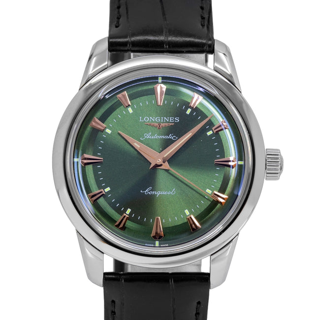 Longines L1.649.4.02.2 Conquest Heritage 38mm Automatic