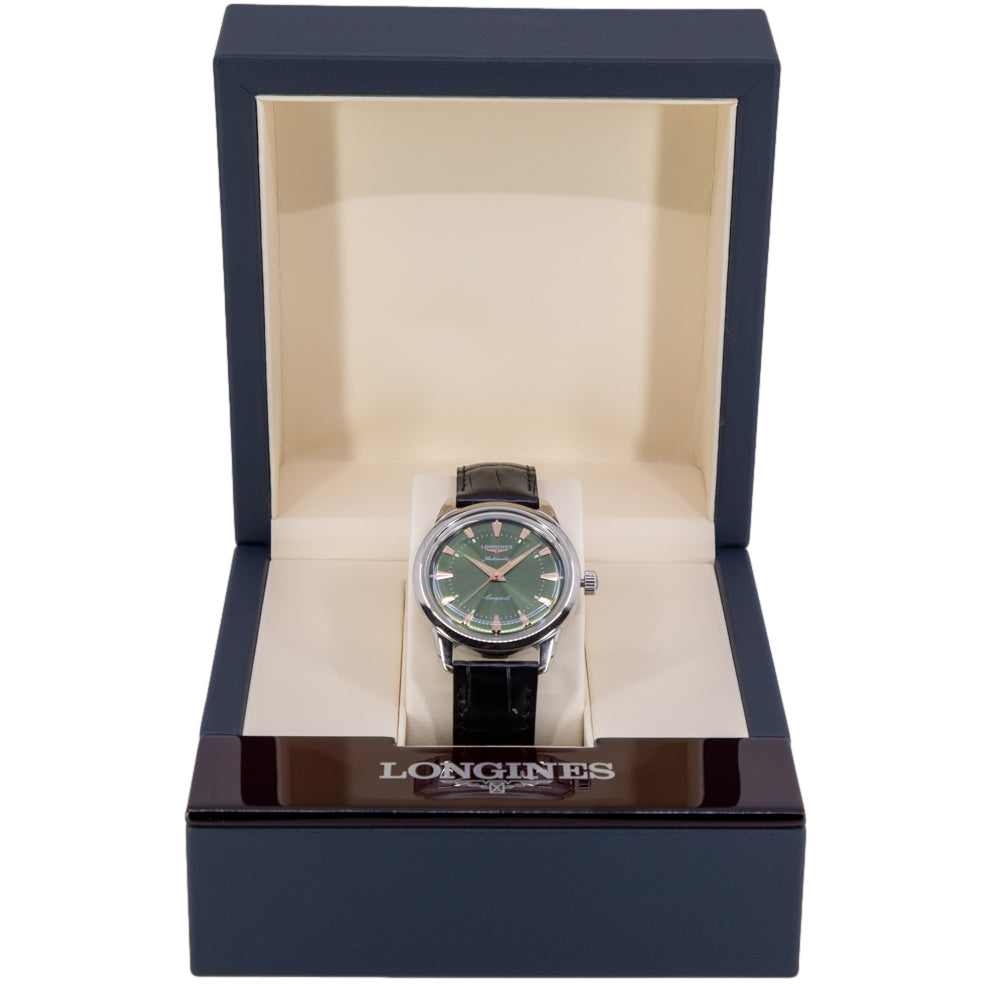 Longines L1.649.4.02.2 Conquest Heritage 38mm Automatic