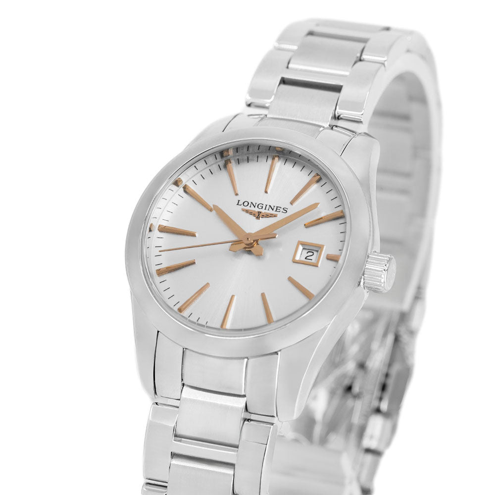 Longines Ladies L2.286.4.72.6 Conquest Classic Quartz