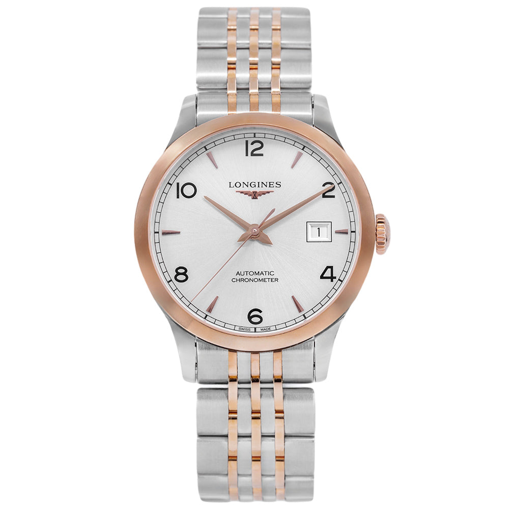 Longines Men's L2.821.5.76.7 Record 40mm Auto Chronometer