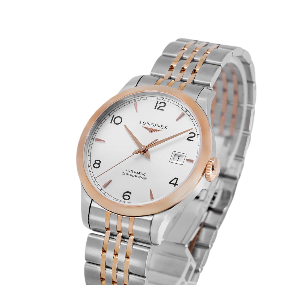Longines Men's L2.821.5.76.7 Record 40mm Auto Chronometer