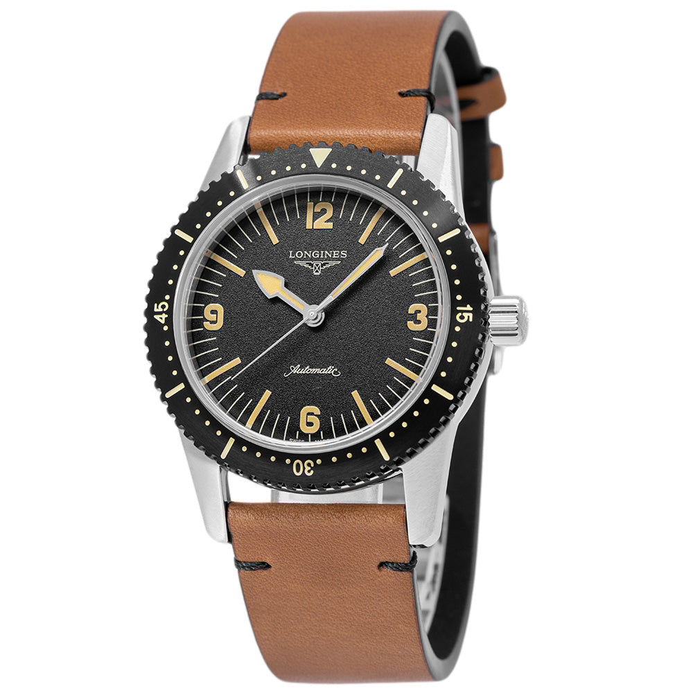 Longines Men's L2.822.4.56.2 Heritage Skin Diver Automatic