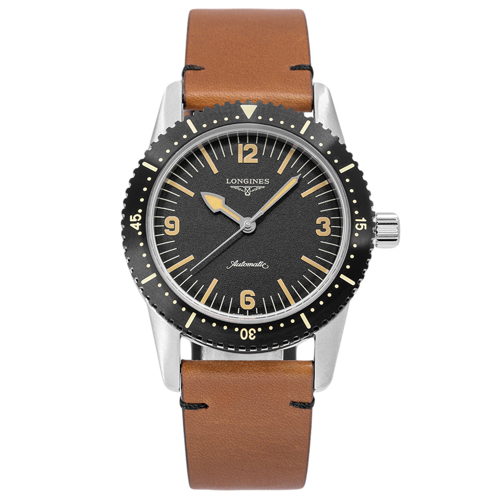 Longines Men's L2.822.4.56.2 Heritage Skin Diver Automatic