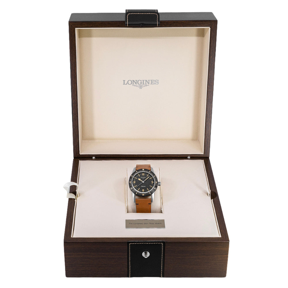 Longines Men's L2.822.4.56.2 Heritage Skin Diver Automatic
