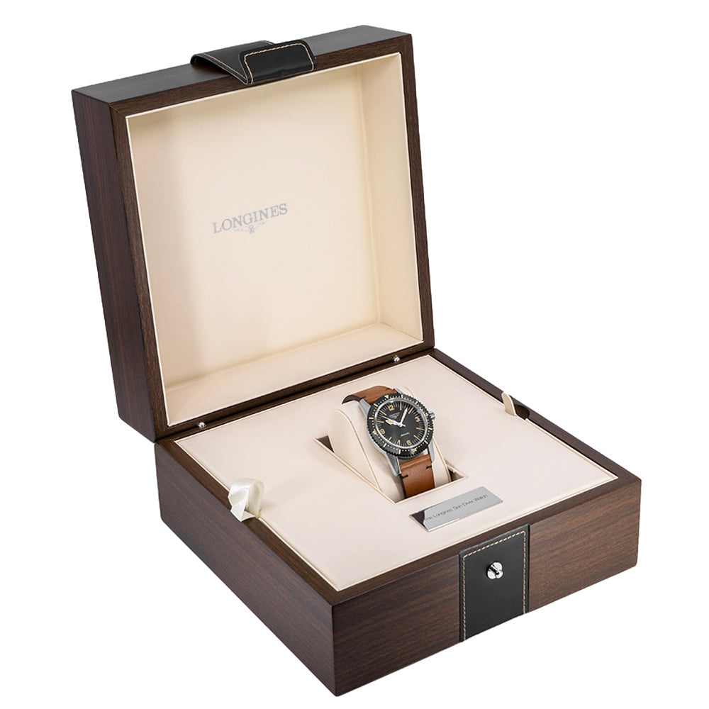 Longines Men's L2.822.4.56.2 Heritage Skin Diver Automatic