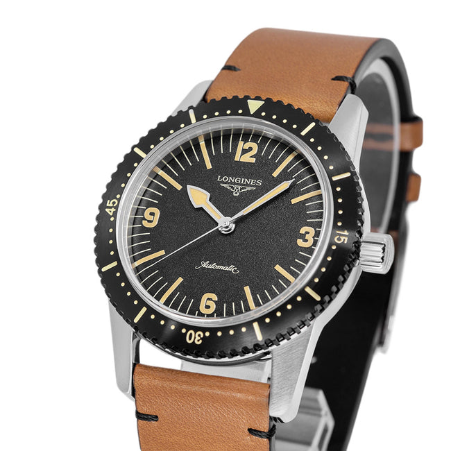 Longines Men's L2.822.4.56.2 Heritage Skin Diver Automatic