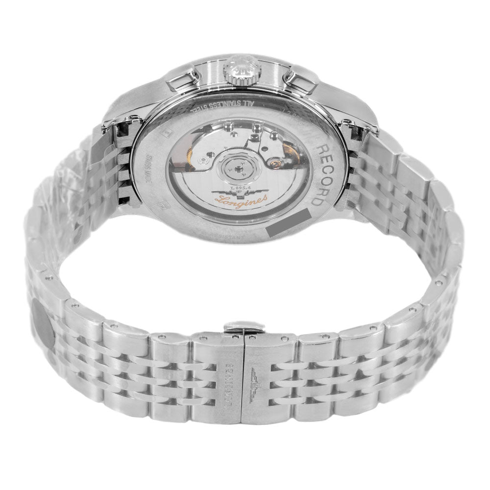 Longines Men's L2.921.4.56.6 Record 40mm Auto Chronograph