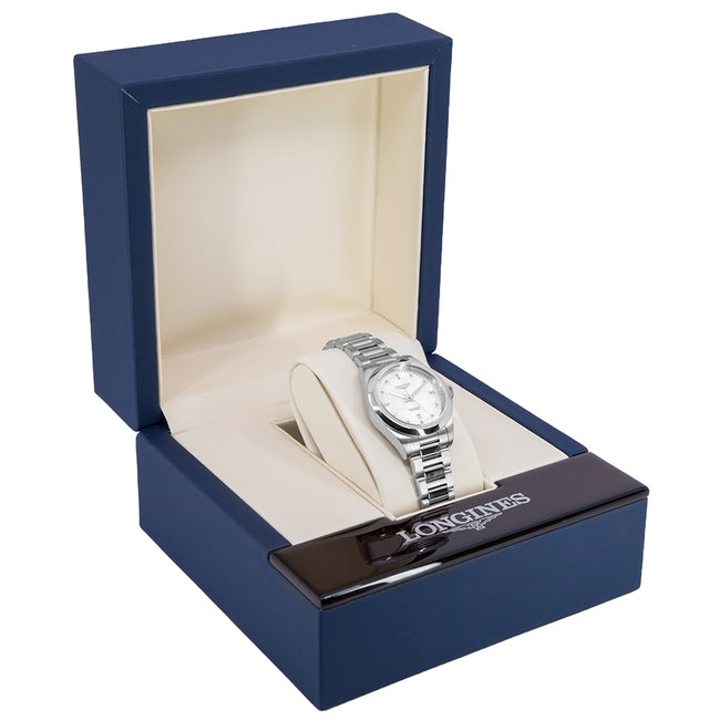 Longines Women's L3.320.4.87.6 Conquest MOP Diamonds Auto