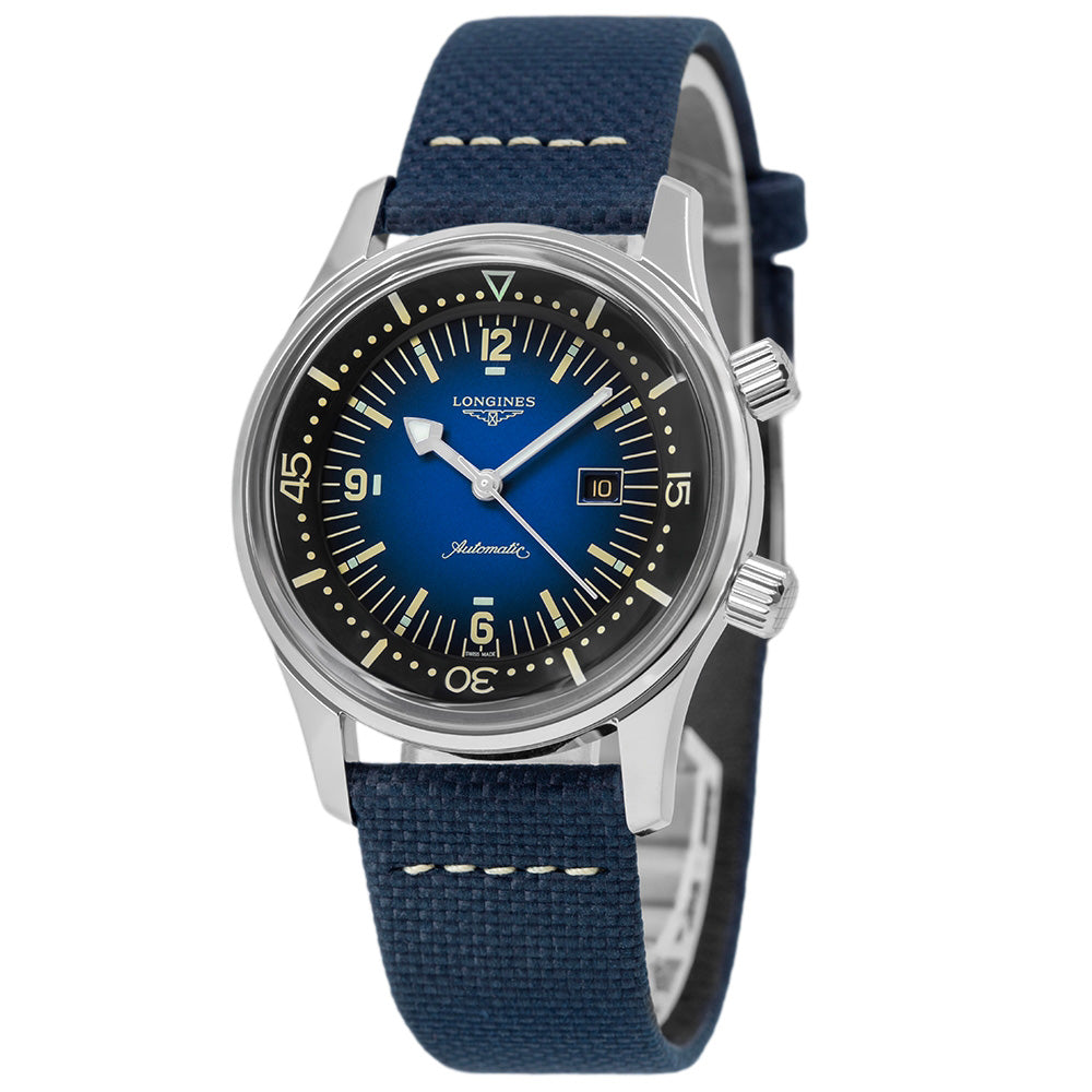 Longines Men's L3.374.4.90.2 Legend Diver 36mm Automatic