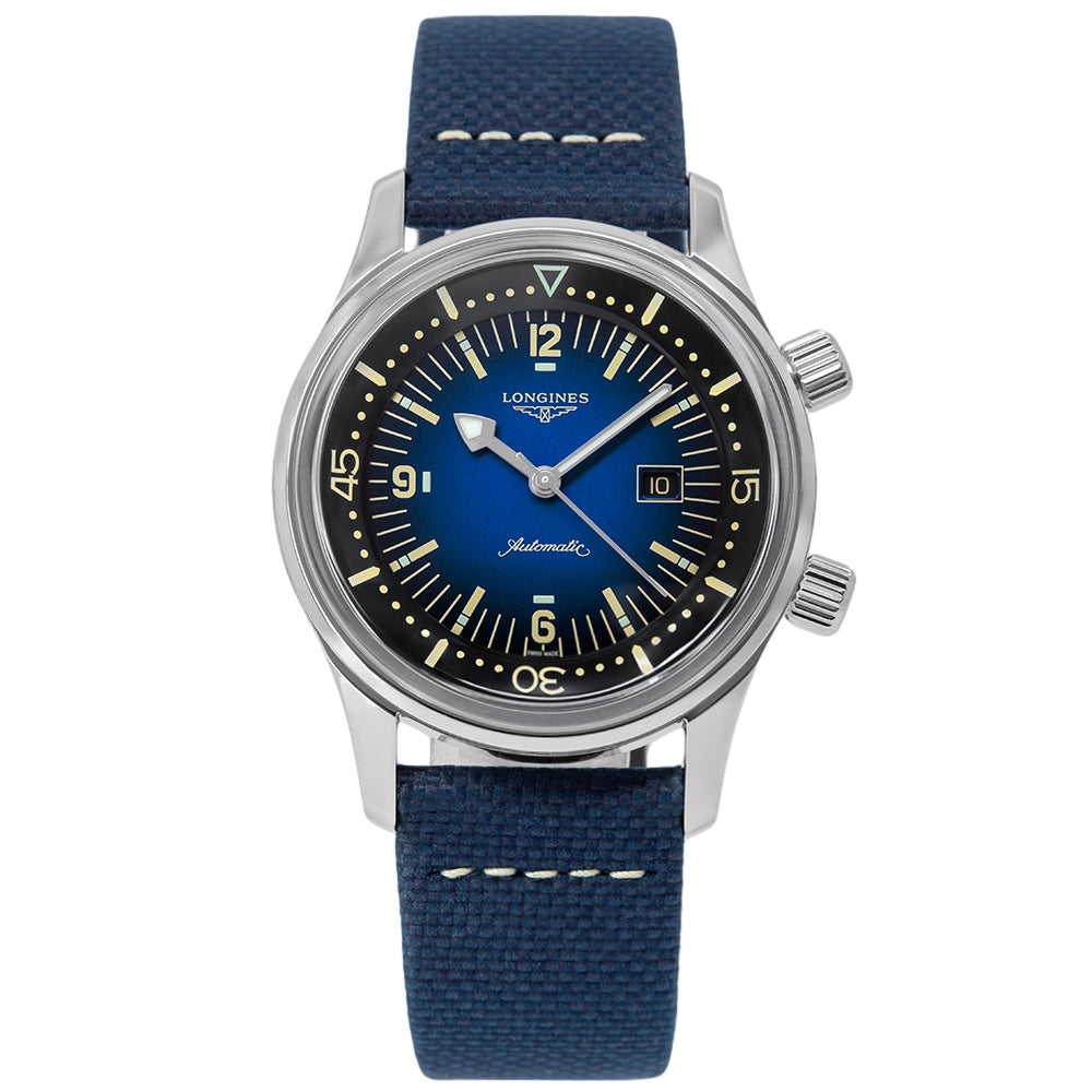 Longines Men's L3.374.4.90.2 Legend Diver 36mm Automatic