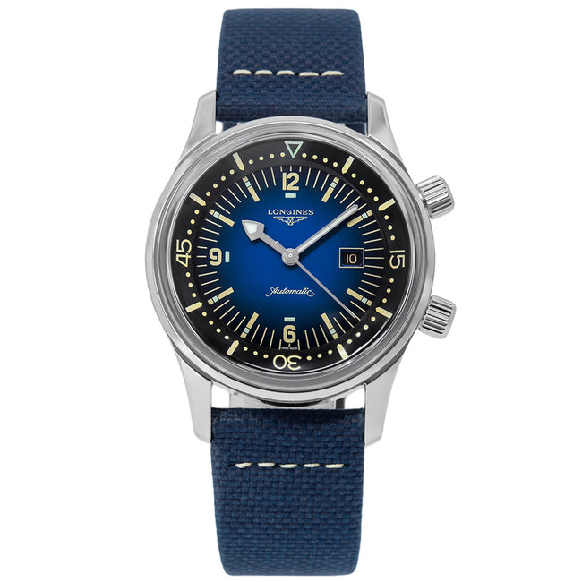 Longines Men's L3.374.4.90.2 Legend Diver 36mm Automatic