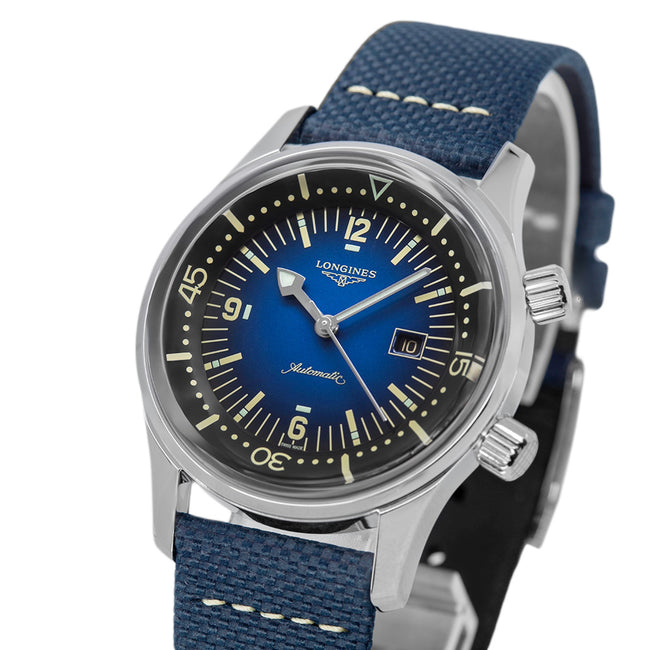 Longines Men's L3.374.4.90.2 Legend Diver 36mm Automatic