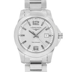 Longines Women's L3.376.4.76.6 Conquest Silver Dial Quartz