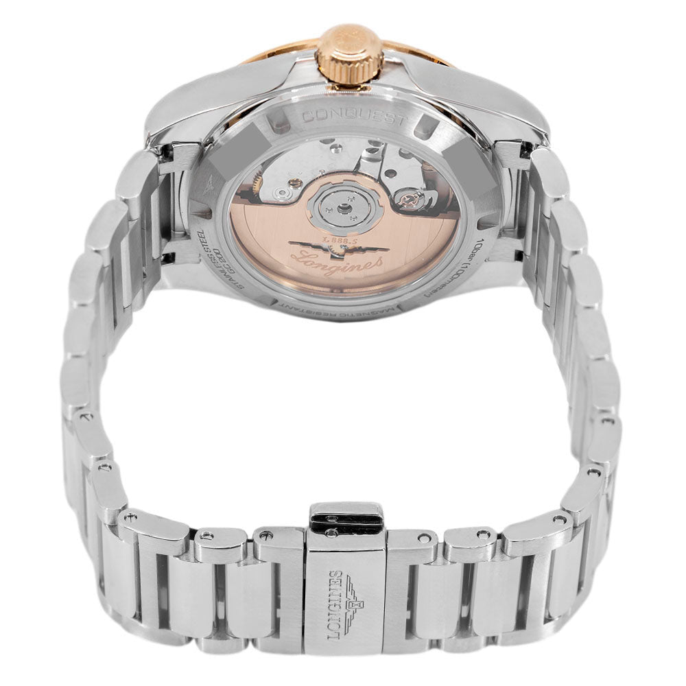 Longines Women's L3.430.5.02.6 Conquest 34mm Rose Gold Auto