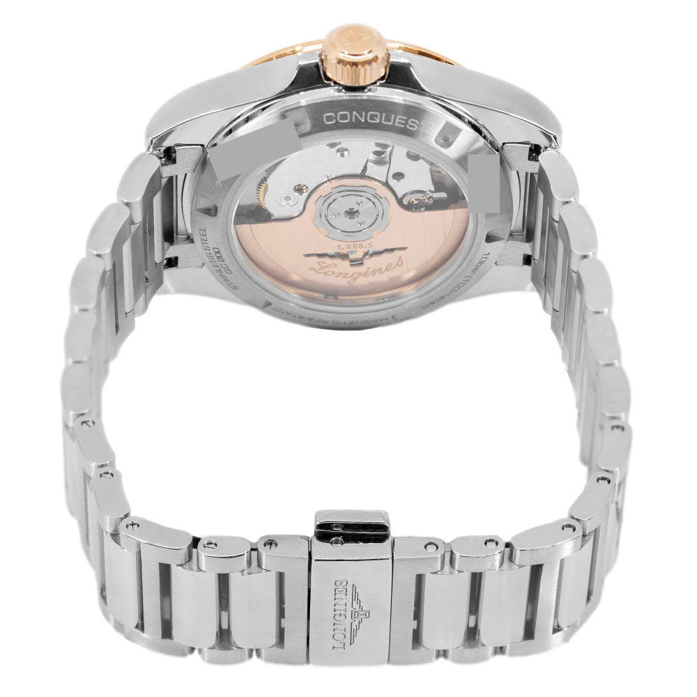 Longines Women's L3.430.5.72.6 Conquest 34mm Rose Gold Auto