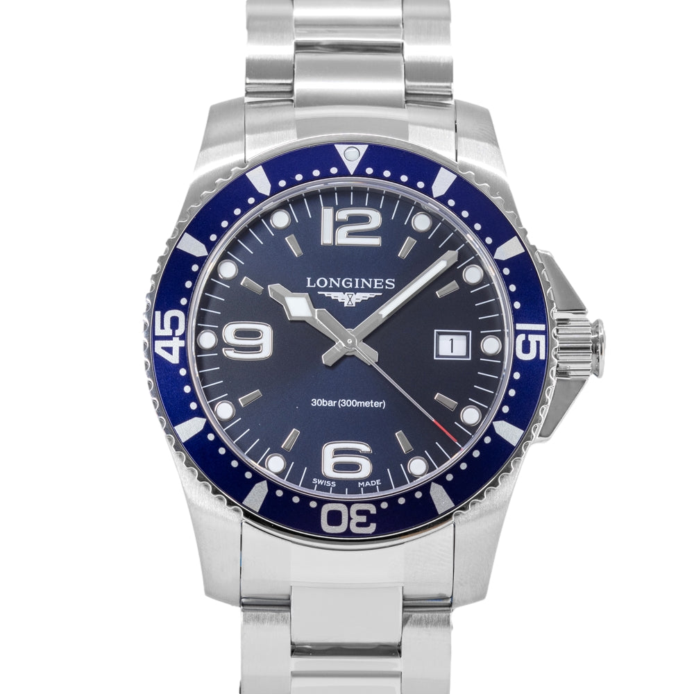 Longines Men's L3.740.4.96.6 Hydro Conqest Blue Dial Quartz