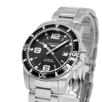 Longines Men's L3.742.4.56.6 HydroConquest Black Dial Watch