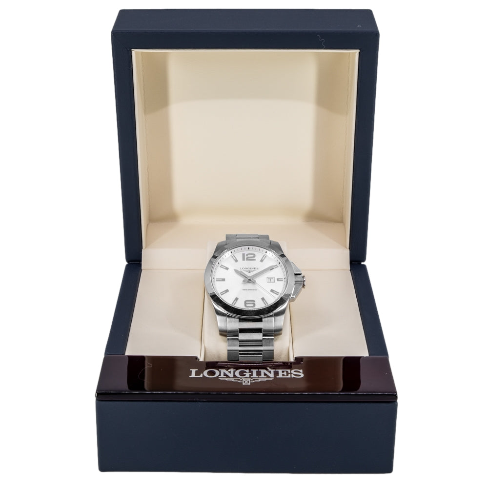 Longines Men's L3.760.4.76.6 Conquest 43mm Quartz