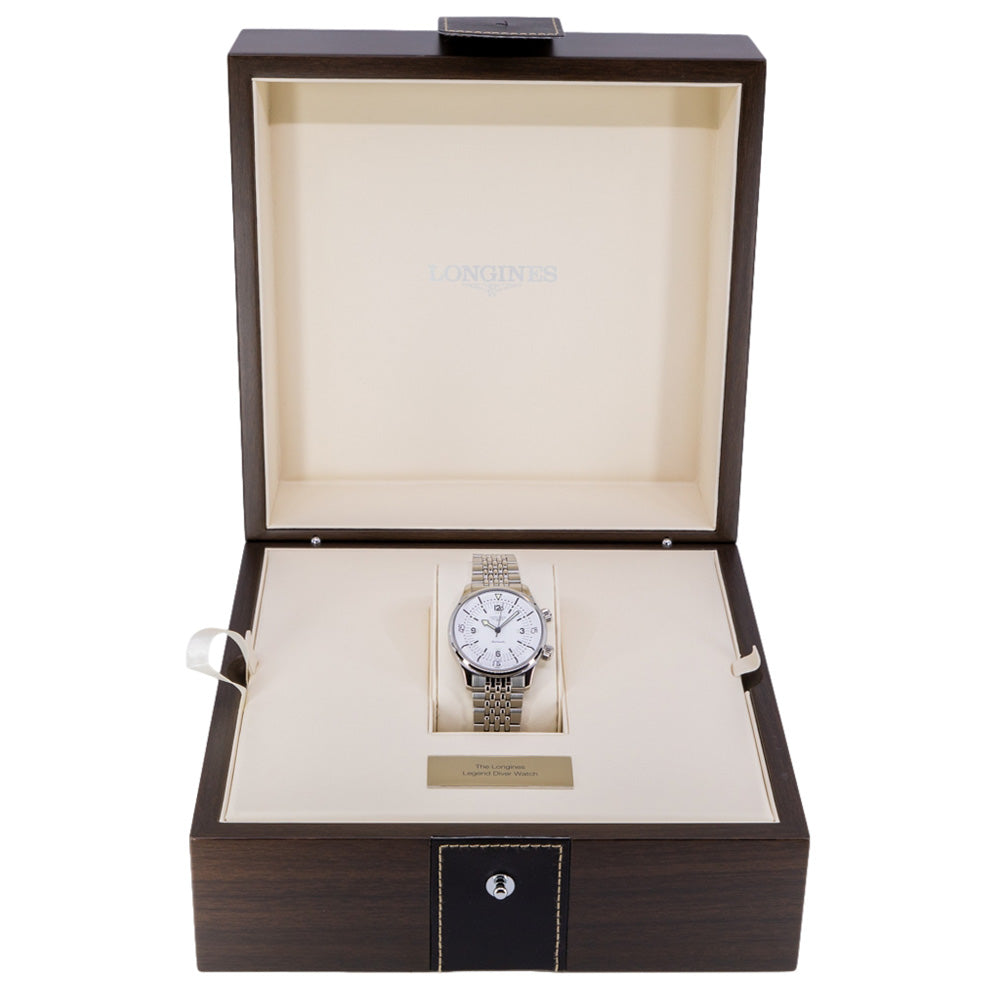 Longines Men's L3.764.4.16.6 Legend Diver 39mm Automatic