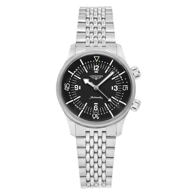 Longines Men's L3.764.4.50.6 Heritage Legend Diver Auto