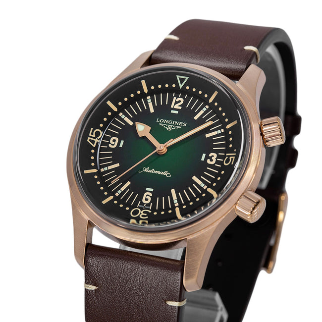 Longines Men's L3.774.1.50.2 Heritage Legend Diver Automatic