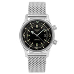 Longines Men's L3.774.4.50.6 Legend Diver Black Dial Auto