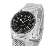 Longines Men's L3.774.4.50.6 Legend Diver Black Dial Auto