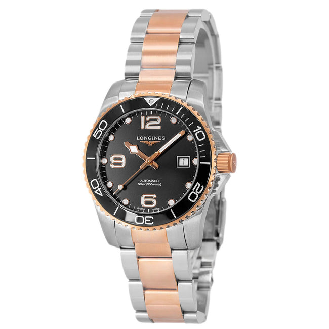 Longines Men's L3.781.3.58.7 Hydroconquest Black Dial Auto