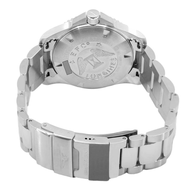 Longines Men's L3.781.4.76.6 HydroConquest Grey Dial Watch