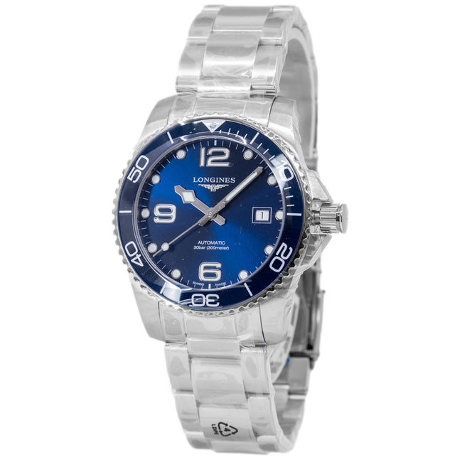 Longines Men's L3.781.4.96.6 HydroConquest 41mm Automatic