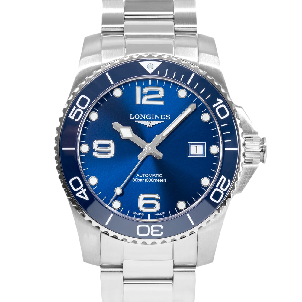 Longines Men's L3.781.4.96.6 HydroConquest 41mm Automatic