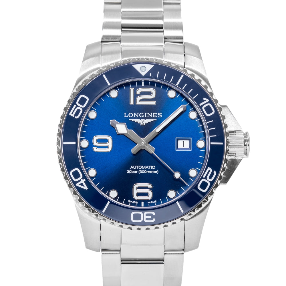 Longines L3.782.4.96.6 HydroConquest Blue Dial Automatic