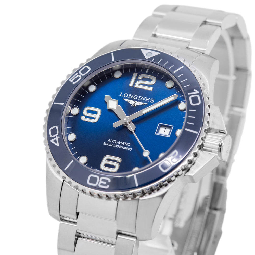 Longines L3.782.4.96.6 HydroConquest Blue Dial Automatic