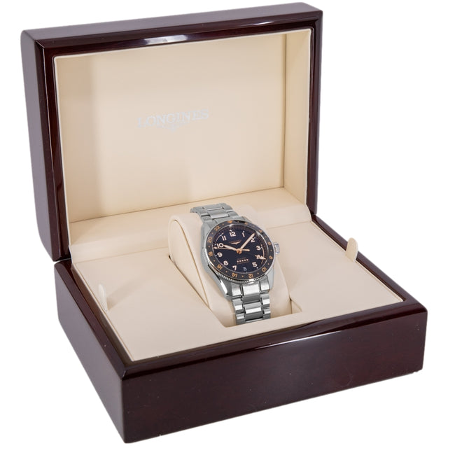 Longines Men's L3.802.4.50.6 Spirit Zulu Time 39mm Automatic