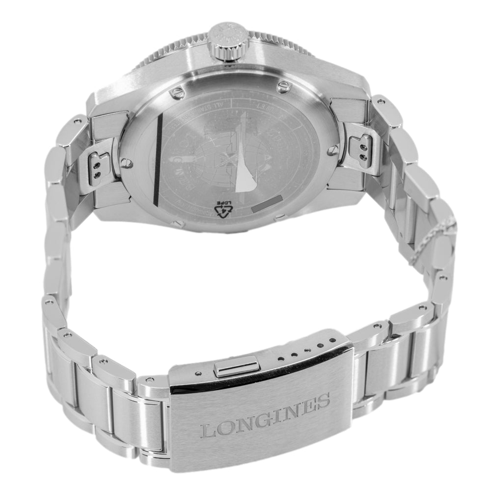 Longines Men's L3.802.4.60.6 Spirit Zulu Time 39mm Auto GMT