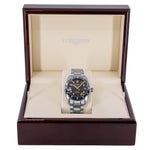 Longines Men's L3.802.4.60.6 Spirit Zulu Time 39mm Auto GMT