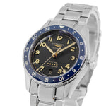 Longines Men's L3.802.4.60.6 Spirit Zulu Time 39mm Auto GMT