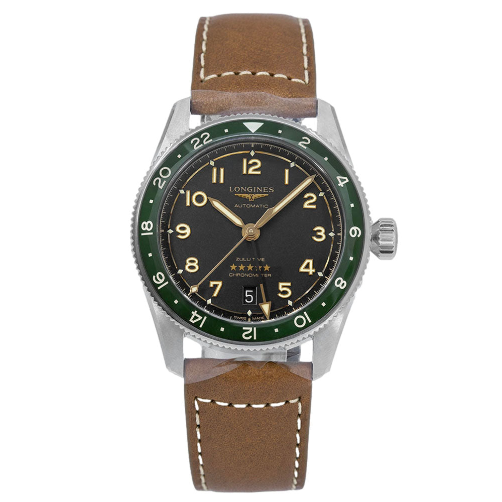 Longines Men's L3.802.4.63.2 Spirit Zulu Time Chronometer