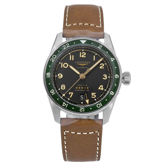Longines Men's L3.802.4.63.2 Spirit Zulu Time Chronometer