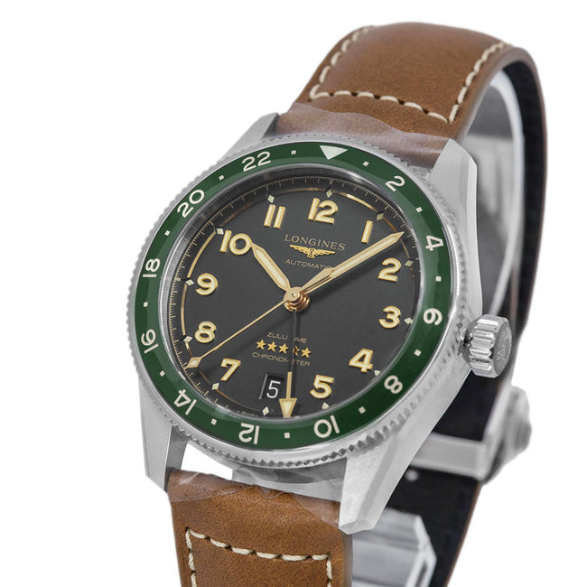 Longines Men's L3.802.4.63.2 Spirit Zulu Time Chronometer