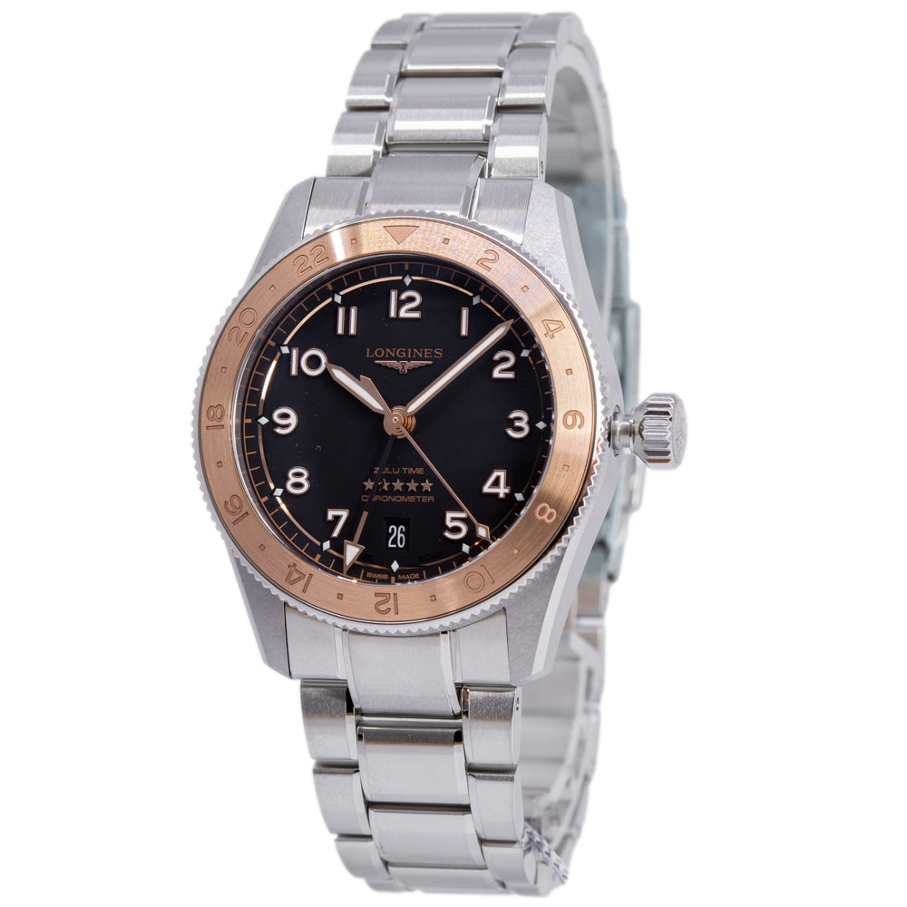 Longines Men's L3.803.5.53.6 Spirit Zulu Time 1925 39mm Auto